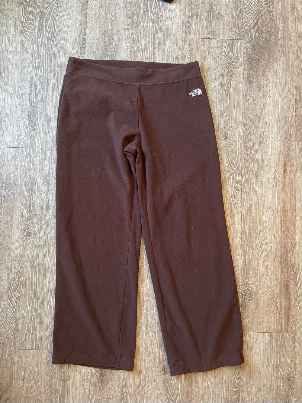 The North Face womens Brown Fleece pants size xl TKA100 outdoors cozy lounge
